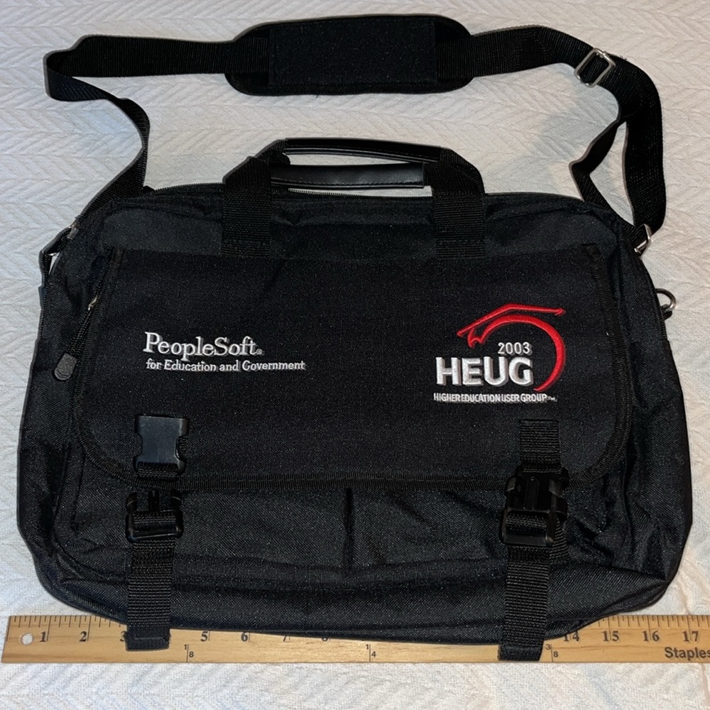 PeopleSoft 2003 Black HEUG Laptop and More Bag